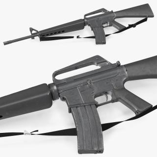 M16 Rifle(1) 3D