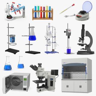 3D Lab Equipment Collection 6