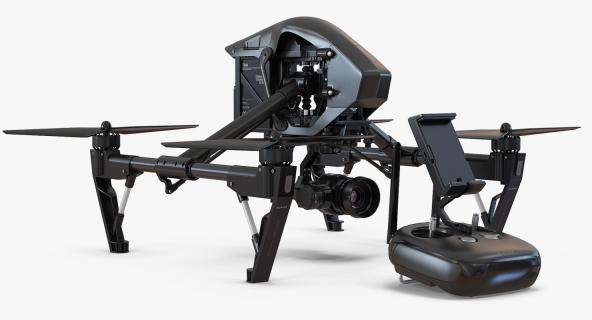 DJI Inspire 1 Quadcopter Black Edition Set 3D