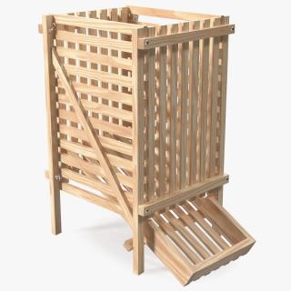 3D Wooden Vegetable Rack