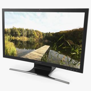 3D model Curved Screen PC Samsung ATIV One 7