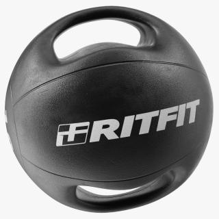 3D model Medicine Dual Grip Ball 18LB 2