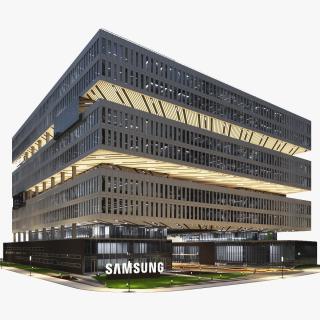 Samsung Office Night Glow Fur 3D model