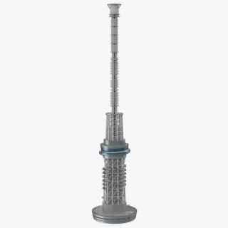 Spire and Antenna System 3D model