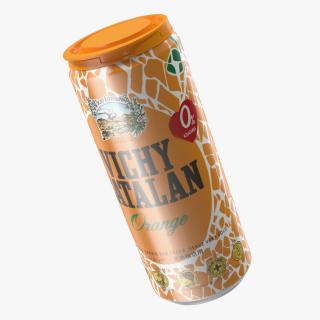 3D Can of Vichy Catalan Water Orange model