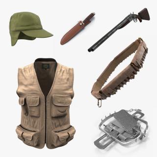 3D model Hunting Equipment 3D Models Collection 2