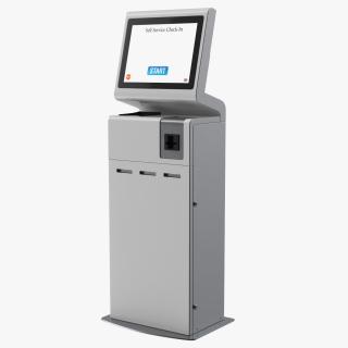 3D Airport Self-Service Kiosk