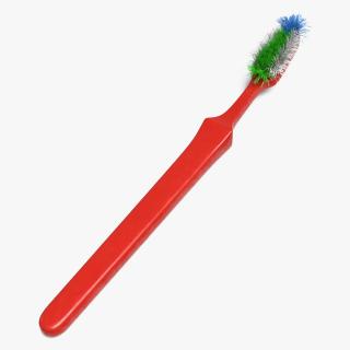 3D Used Dirty Toothbrush