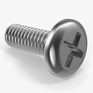 3D Machine Screw model