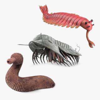 3D model Rigged Extinct Animals Collection 2