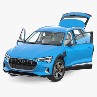 3D Audi E-tron Rigged model