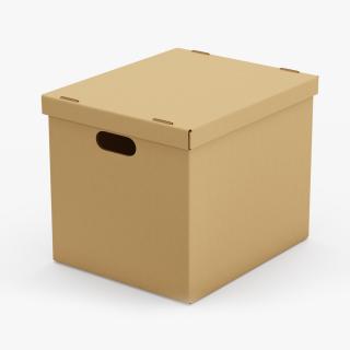 3D model Cardboard Box 3