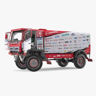 Hino Dakar Truck Rigged for Cinema 4D 3D