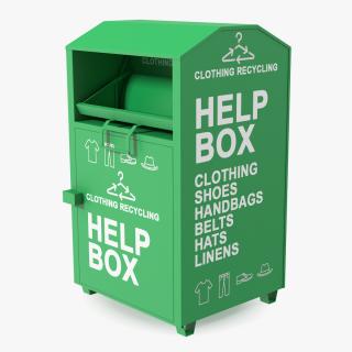 3D model Clothing Recycle Help Box