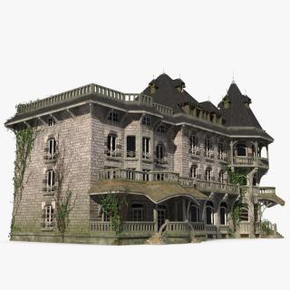 3D model Scary Old House