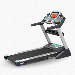 Fitness Treadmill Rigged 3D model