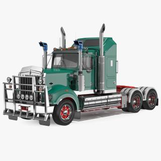 3D Vintage Semi-Truck model