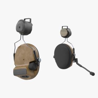 Headset for Tactical Helmet 3D