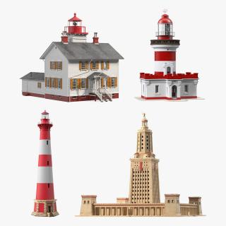 Lighthouses Collection 2 3D model