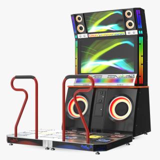 Dance Arcade Machine switched On 3D