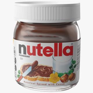 Nutella Chocolate Hazelnut Spread 13 oz 3D model