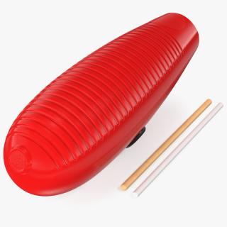 3D model Samba Percussion Instrument with Scraper