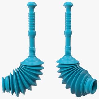 3D Flexible Toilet Plunger model