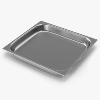 3D Stainless Steel Medical Tray model