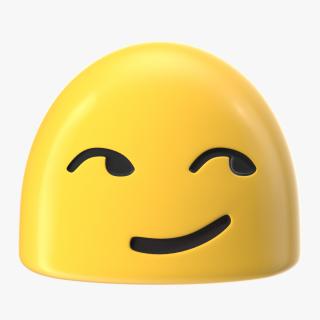 Smirking Face Android Emoji 3D