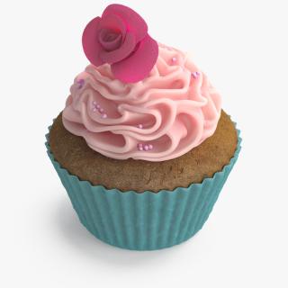 Rose Сupcake 3D