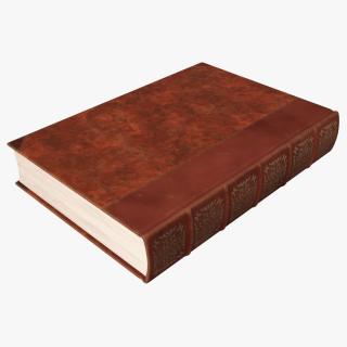 Classic Hardcover Book Red for 3D Print 3D model