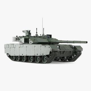 3D model Chinese Tank for Forest Battlefield