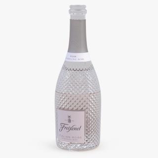 Opened Freixenet Italian Sparkling Wine Rose 3D model