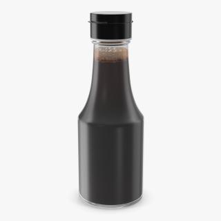 Bottle of Dark Soy Sauce 3D model