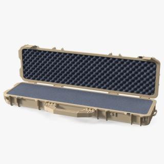 3D Open Rifle Case Sand Color