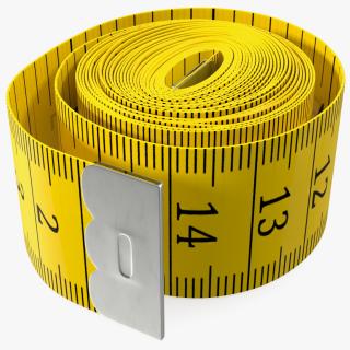 3D model Roll of Yellow Tailoring Meter