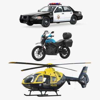 Police Transport Collection 3D