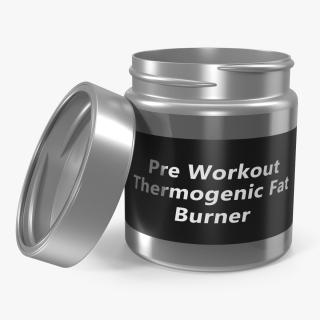 Pre Workout Thermogenic Fat Burner 3D model