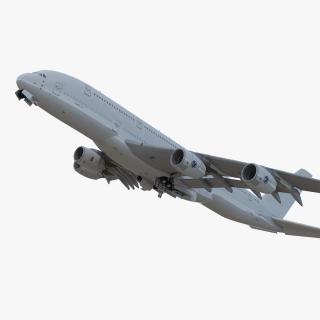 3D Airbus A380-1000 Generic Rigged