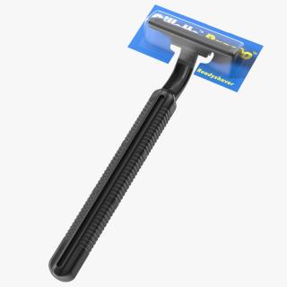 3D Gillette Disposable Razor Package model