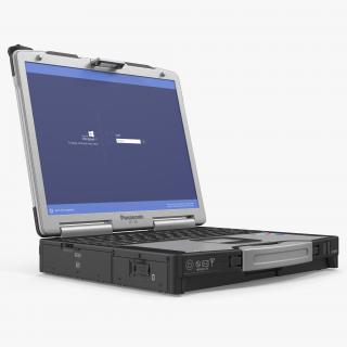 3D Panasonic Toughbook Rigged