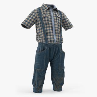 3D Vintage Denim Costume