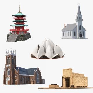 Religious Buildings Collection 3 3D