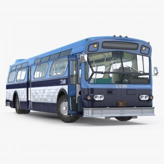 3D model Flxible New Look Transit Bus Rigged