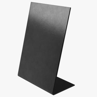 Table Sign Black Empty 3D