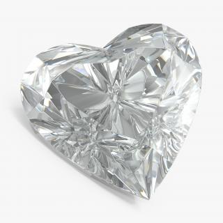 3D Diamond Heart model