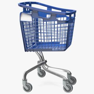 Plastic Shopping Trolley 100L 3D model