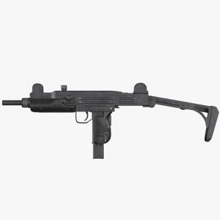 Submachine gun UZI SMG 3D