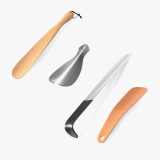 3D Shoe Horns Collection 2 model