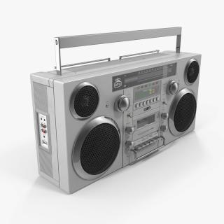 3D GPO Retro Portable Boombox